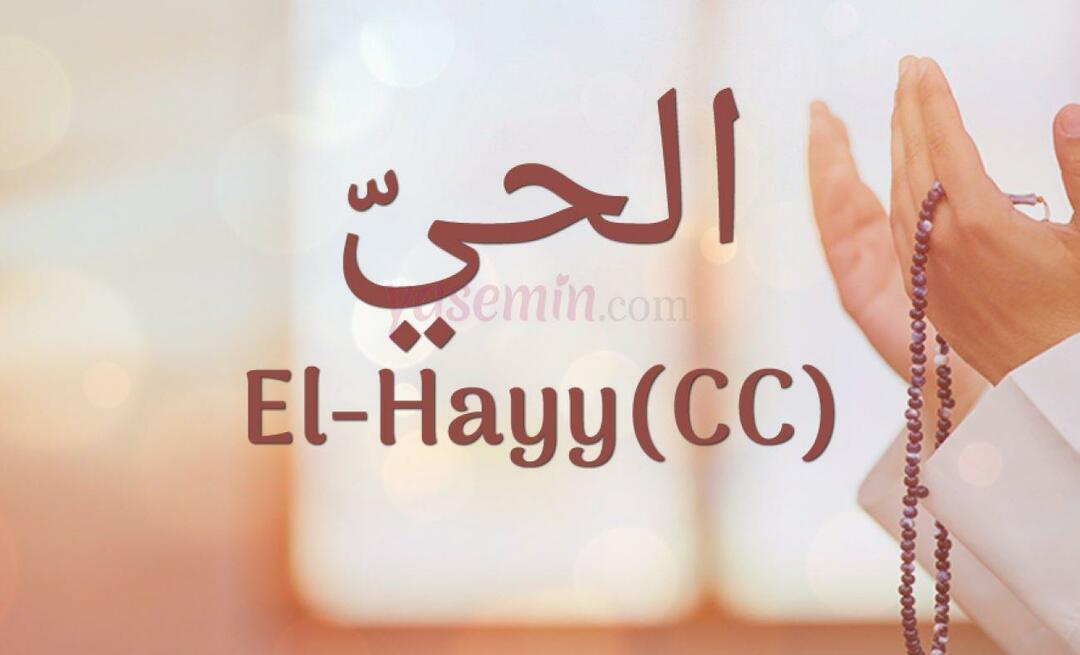 Wat betekent El-Hayy (cc) van Esma-ul Husna? Wat zijn de deugden van Al-Hayy (cc)?