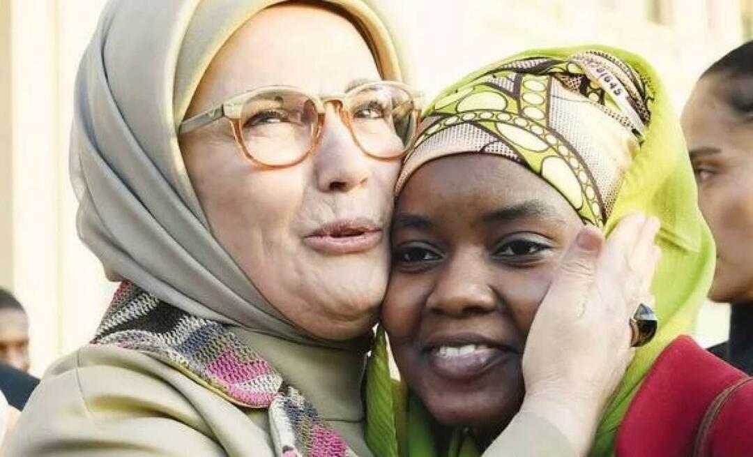 Emine Erdoğan kwam samen met de African House Association! Afrikaanse landen...