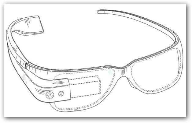 Google Project Glass Design is gepatenteerd
