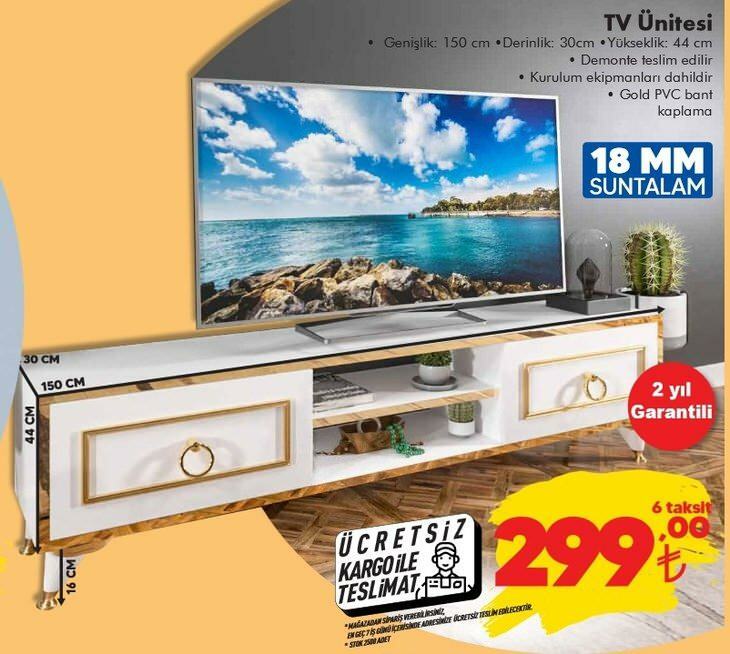 Hoe koop je de spaanplaat-tv-eenheid die in Şok wordt verkocht? Shock TV-eenheid functies