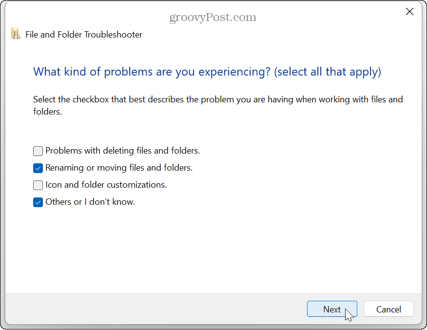 Zip-fout op Windows 11