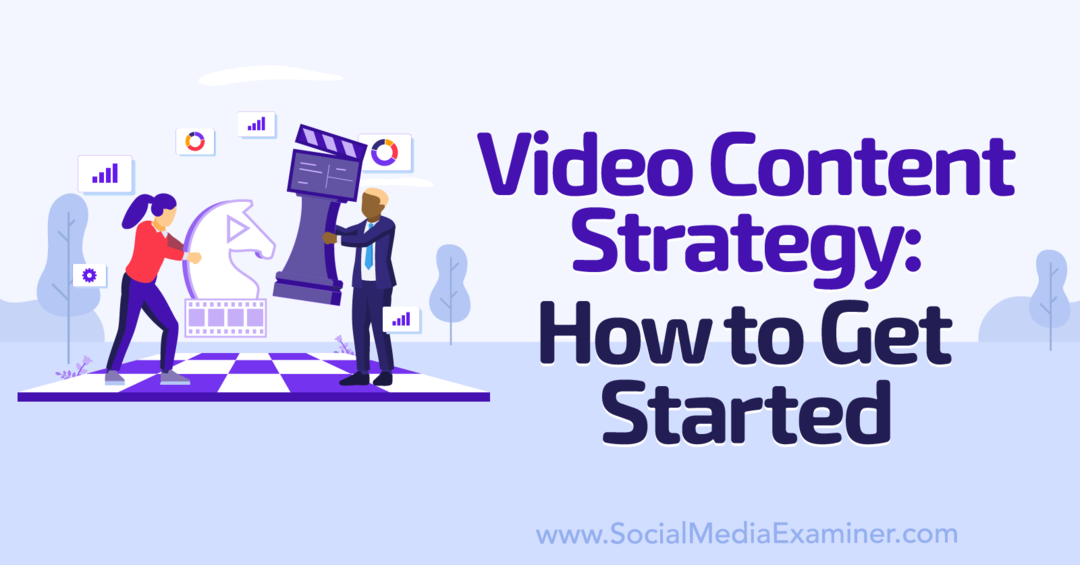 Strategie voor video-inhoud: hoe te beginnen: Social Media Examiner