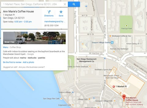 google maps bedrijfsinformatie