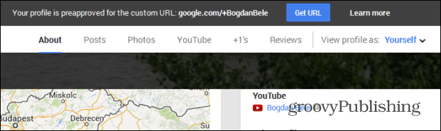 google custom url vooraf goedgekeurd